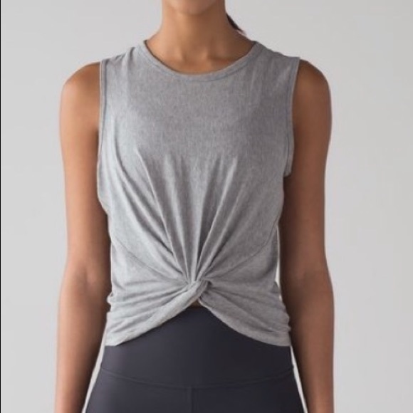 wrap front tank top